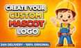 create a custom mascot logo with ai and professional refinement