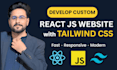 fix or build  reactjs website with tailwind CSS that is clean and fast