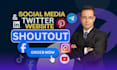 twitter shoutout, ig fb, pinterest shopify crypto website promotion sharing link