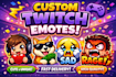 design custom twitch emotes for your stream