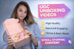 make podcast ugc ads, british spokesperson