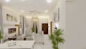 create a premium realistic 3d architectural interior render