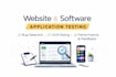 test your software application and website