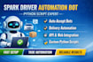 create a delivery automation bot or python automation script