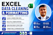 do ms excel data cleaning, formatting and merge or split CSV file