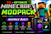 fix optimize minecraft modpack, forge fabric custom modpack server modpack build