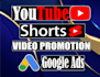 do youtube short video promotion with google ads