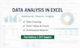 do excel data analysis with dashboards