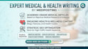 write SEO medical articles, health blogs, and research content