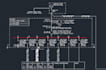 make lighting, power layout, single line diagram in autocad