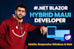 develop dotnet blazor hybrid maui web, mobile and desktop apps