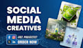 design clean and modern social media poster