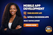 do mobile app development, food delivery, dating app, taxi booking, react native
