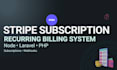 integrate stripe subscription and recurring billing system