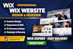 do wix website design and redesign with ranking seo