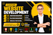 do website development in PHP laravel codeigniter vue full stack web developer