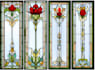 design custom stained glass artwork and patterns