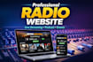 build a professional radio station website with streaming