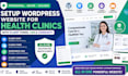 setup wordpress website for health clinics with fluent forms, CRM and community