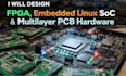 design fpga, embedded linux soc and multilayer pcb hardware