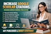 increase google scholar citations writing research article journal publication