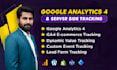 setup google analytics 4 ga4 ecommerce and lead tracking via GTM