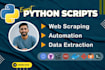 develop python automation scripts, web and desktop apps