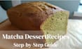 create original japanese matcha recipes