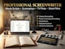 professional write movie script screenplay script writing feature film tv script