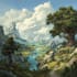 draw fantasy concept landscape illustrations