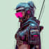 create cyberpunk character art