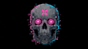 design ideal greatest robot skull logo