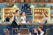 draw a full cartoon illustration