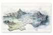 sketch watercolors custom illustrated maps in procreate