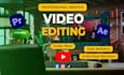 do professional video editing expert and motion artist