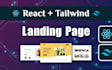 build a modern responsive react js website or landing page