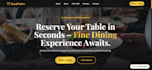 create a modern restaurant website with online table booking