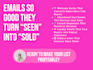write high ROI  sales emails for you