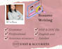 provide professional resume writing CV