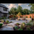 create a backyard landscape design, patio, front yard design