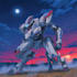 draw amazing character mecha robot illustration