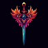 do a fantasy game logo