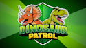 create awesome dinosaur patrol logo with express delivery