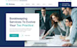 design redesign bookkeeping website accounting website tax finance CPA website
