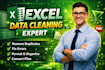 format clean and split excel data