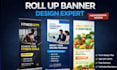 design roll up banner retractrable pull up banner billboard signage design