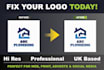 fix your logo and deliver a professional version