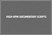 write high rpm youtube documentary scripts
