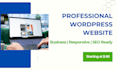 create wordpress website or woocommerce store SEO optimised