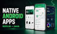 develop your android mobile app using kotlin or java